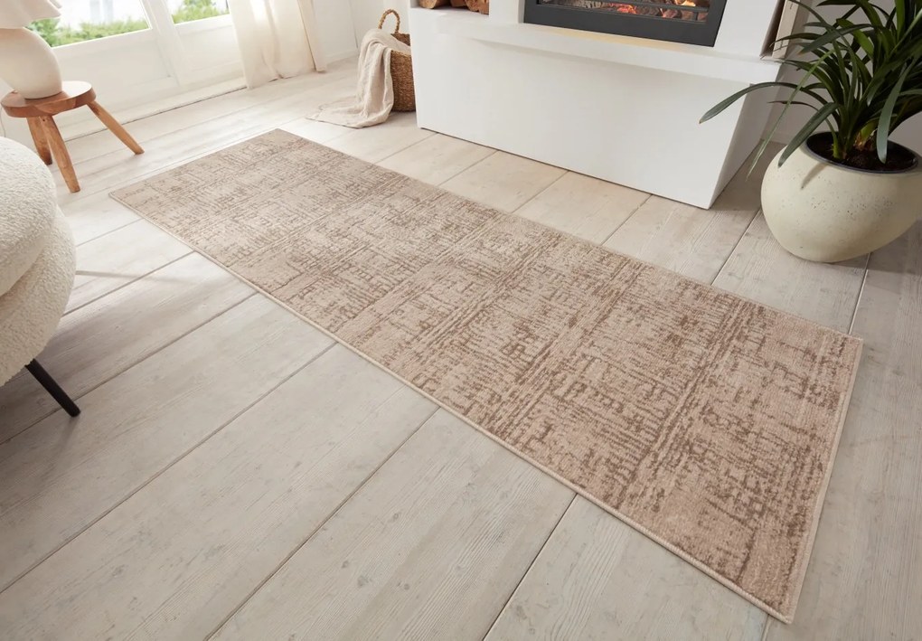 Hanse Home, Kusový koberec Terrain 105603 Sole Cream Brown, 120x170, hnedá, obývacia izba
