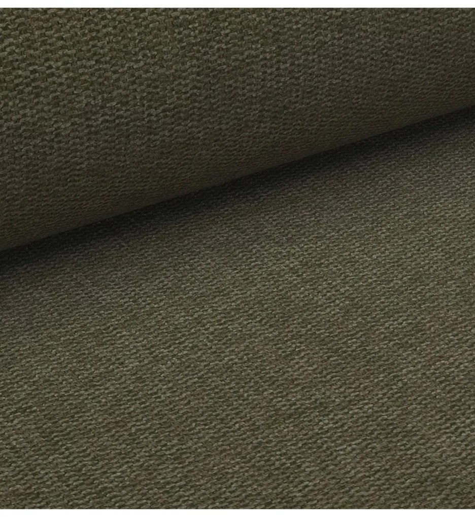 Sametová jídelní židle Chic olivová/černá