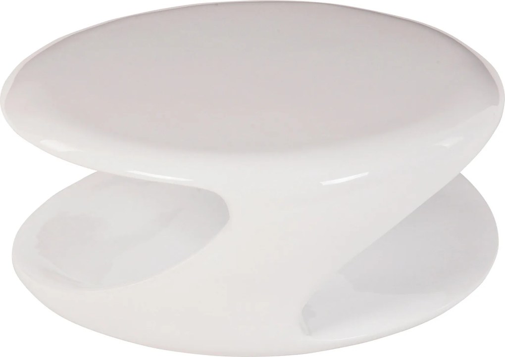 XXXLutz KONFERENČNÝ STOLÍK, biela s vysokým leskom, plast, 80/33 cm Livetastic - Stolíky do obývačky - 001769002001