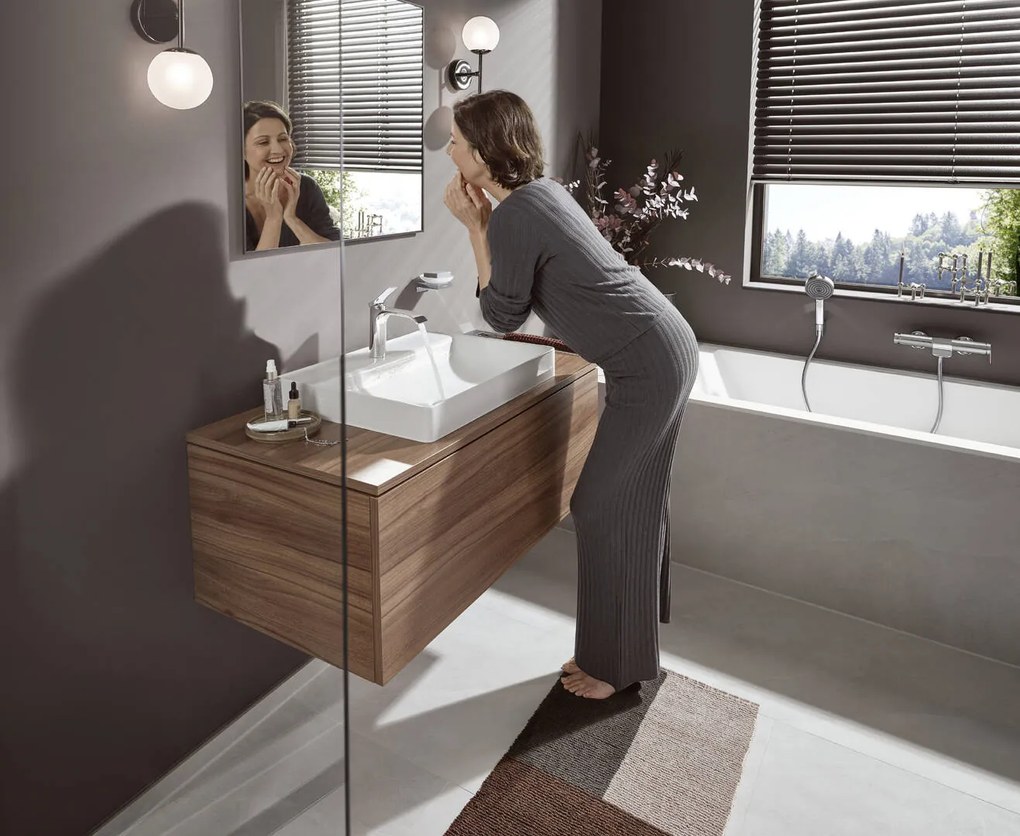 Hansgrohe Vivenis, nástenná vaňová batéria, chrómová, HAN-75420000