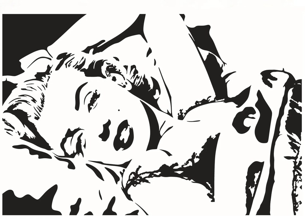 Samolepka na stenu "Marilyn Monroe" 39x58 cm