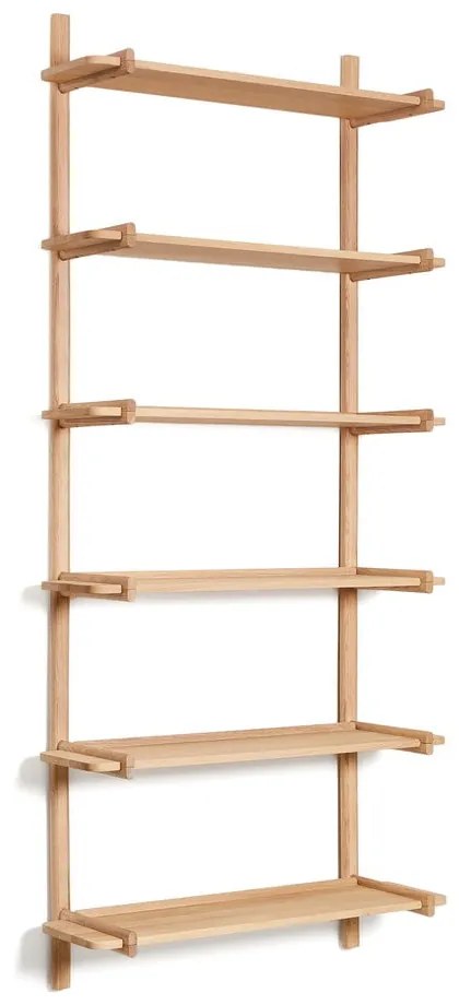 Modulárny policový systém z dubového dreva v prírodnej farbe 90x202 cm Sitra – Kave Home