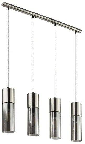GLOBO 21000-4HN - Luster na lanku ANNIKA 4xE27/25W/230V chróm