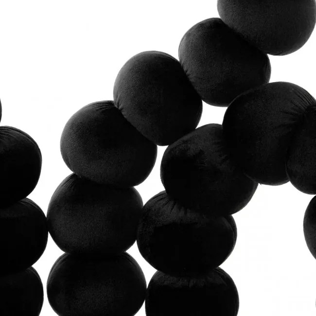 Jedálenská stolička BUBBLE BEAM zamatová čierna 873770