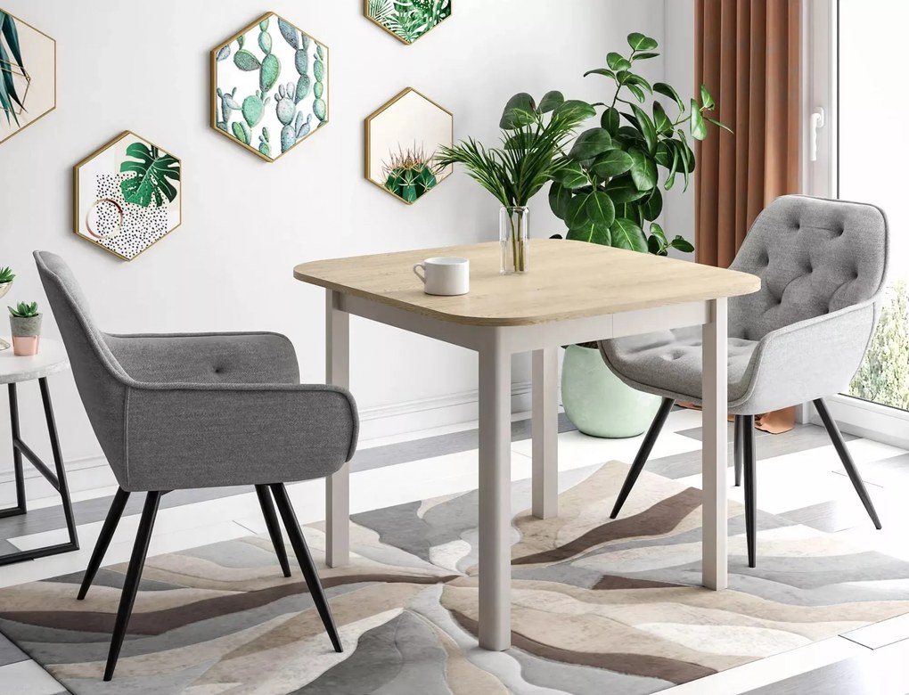 Rozkládací jídelní stůl Dante II 90/130 dub cremona torro/kašmír