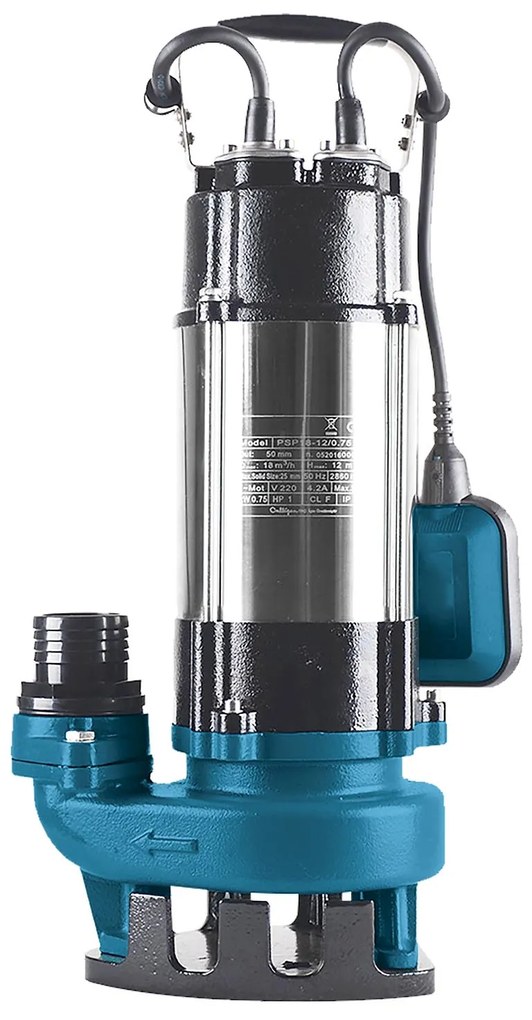 XTline Ponorné čerpadlo na odpadovú vodu 750W
