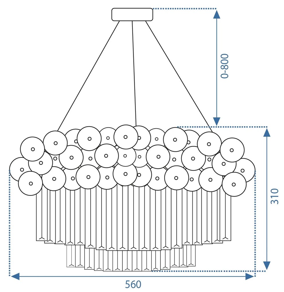 Toolight Rea, Luster APP1473-CP GOLD, OSW-52101