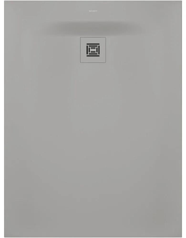 DURAVIT Sustano obdĺžniková sprchová vanička z materiálu DuraSolid, Antislip, 1200 x 900 x 30 mm, svetlo šedá matná, 720277630000000