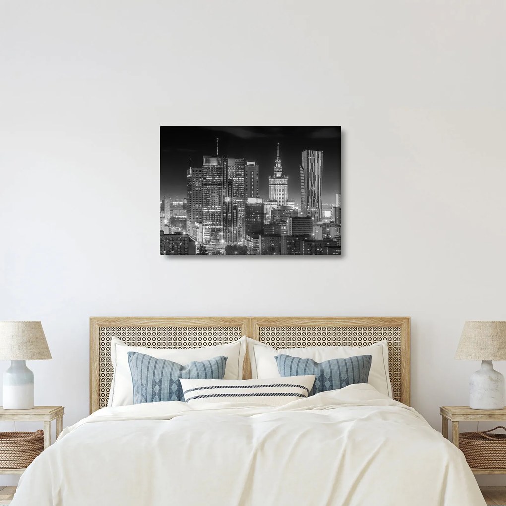 Obraz - Čiernobiely New York (70x50 cm)