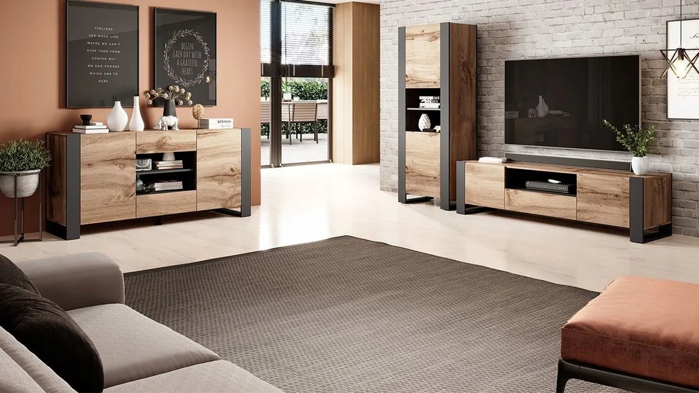 Nábytok do obývacej izby Elexia I (wotan antracit)