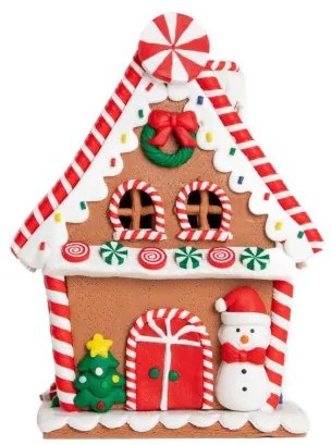 LED domček LIZZY perníkový 713798