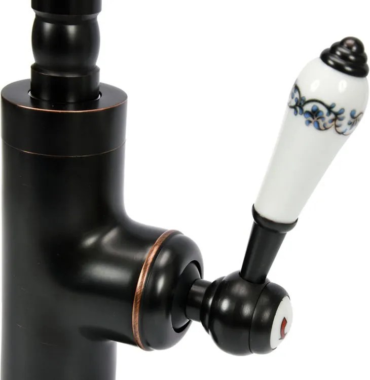 Kuchynská drezová batéria - RETRO Čierna 2