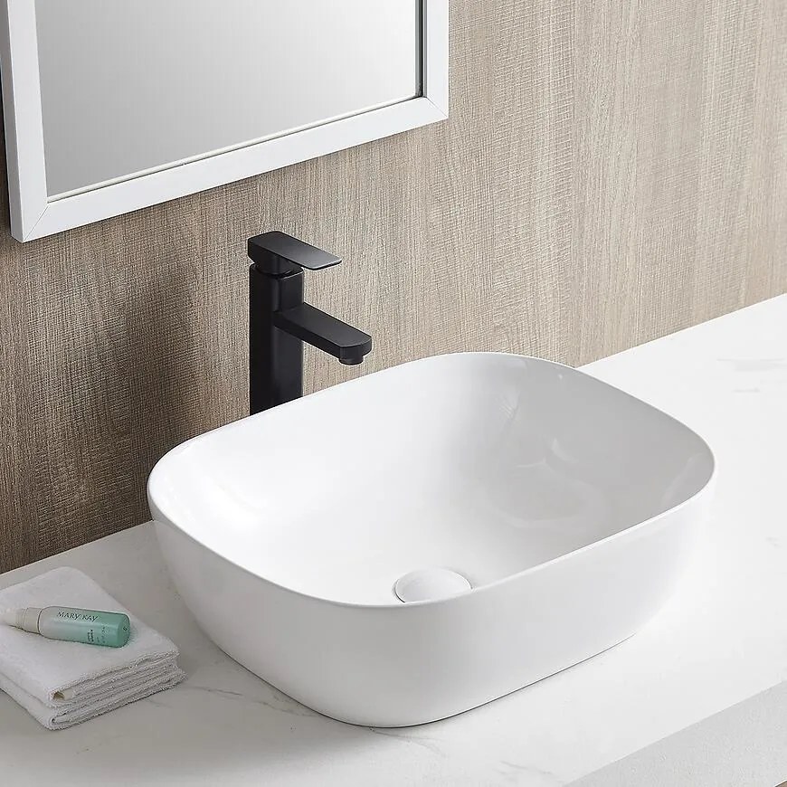 Umývadlo na dosku Smal Jamez matt white