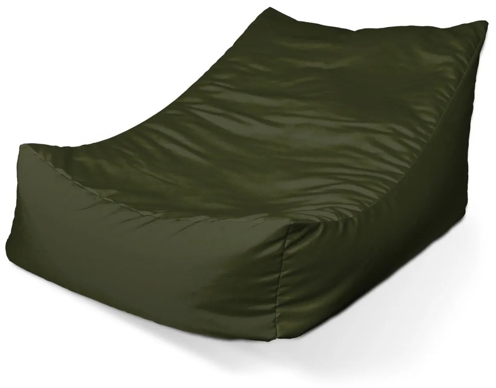 Sablio Sedací vak Lounge Olivovozelená - 80 x 95 x 50 cm