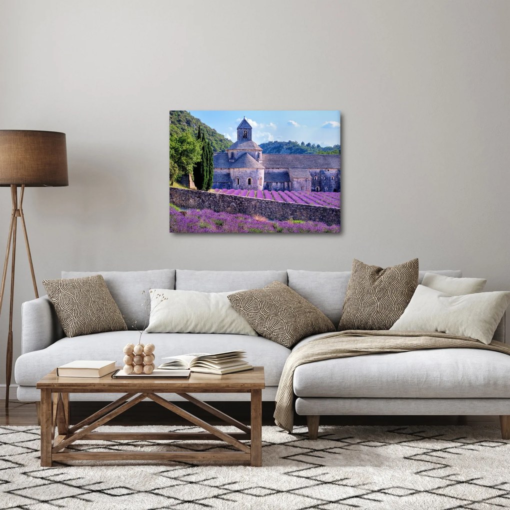 Obraz - Levanduľové pole (70x50 cm)