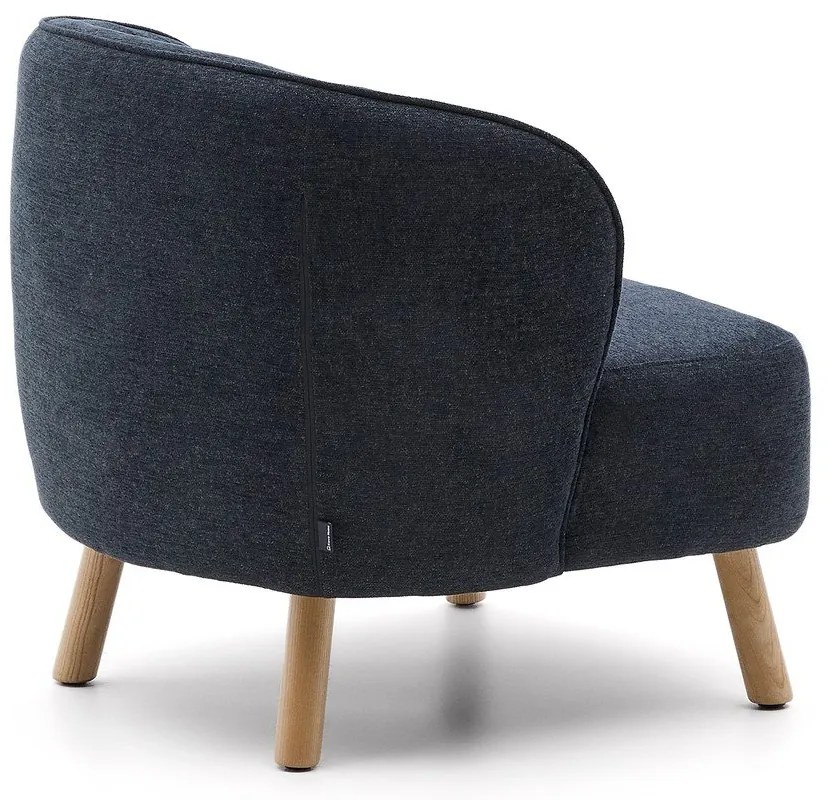 Ženilkové kreslo sivomodré Ulit – Kave Home