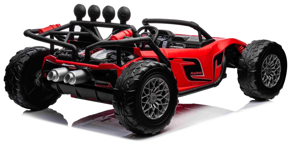 LEAN CARS Elektrické autíčko Buggy Racing 5 - červené - 2X200W - 24V/7Ah - 2023