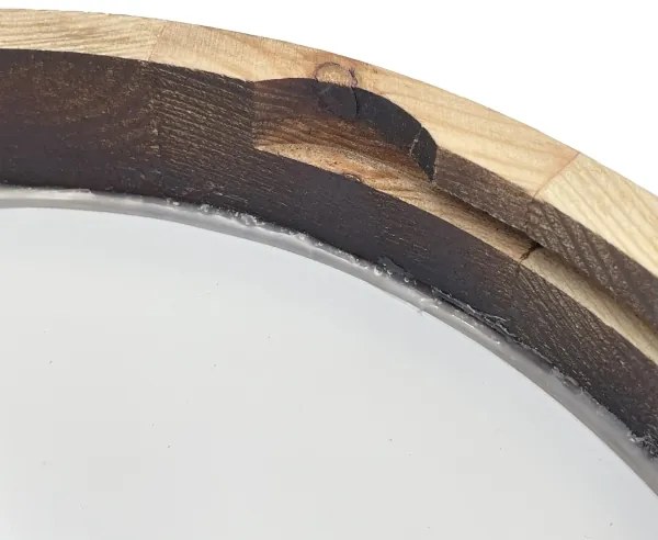 Brilagi - Stropné svietidlo CARVALHO SLIM SMOKEY 1xE27/60W/230V, dubové, priemer 27,5 cm