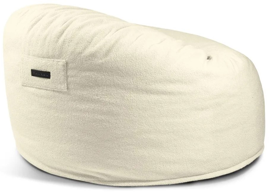Hnedý sedací vak z textílie buklé Om 110 – SLOWDOWN
