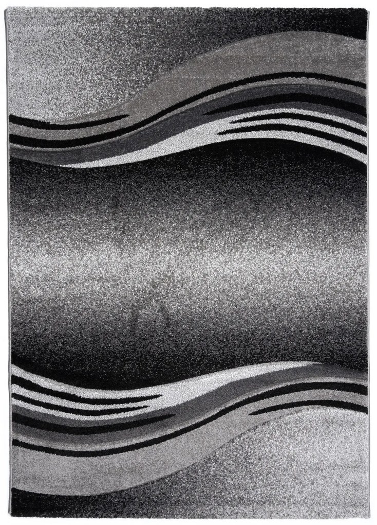 Spoltex, Šedý kusový koberec Enigma grey 9358, 160x230, šedá, kancelária