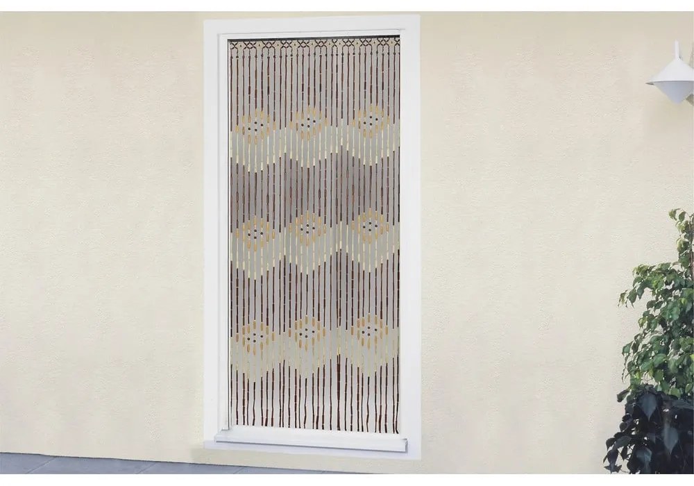 Dreveno-bambusový záves do dverí 200x90 cm - Maximex