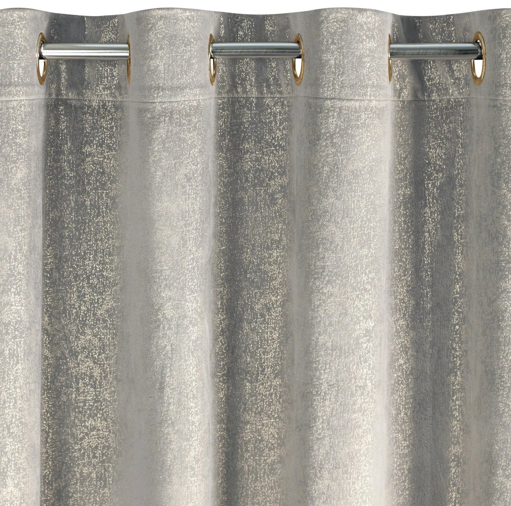 ZATEMŇOVACÍ ZÁVES NA KRÚŽKOCH BETHY 135X250 CM VZOROVANÁ