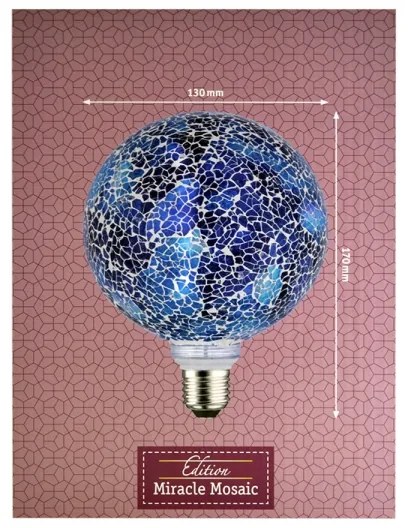 LED Stmievateľná žiarovka MOSAIC G125 E27/5W/230V 2700K - Paulmann 28750