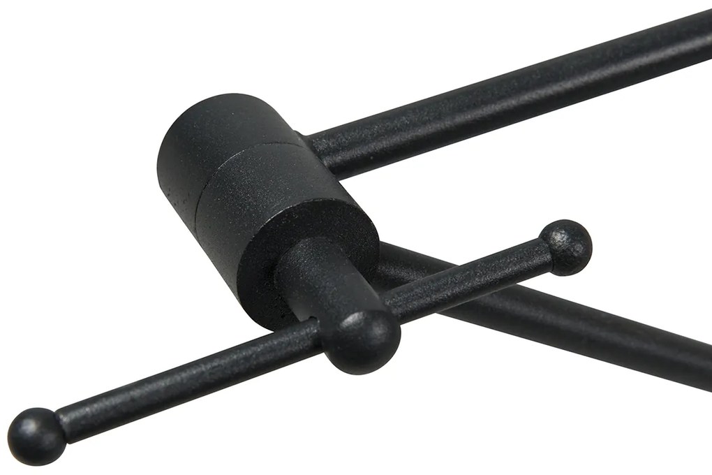 Závesné svietidlo čierne s dvojvrstvovým zamatovým tienidlom zelené so zlatým vnútorným povrchom - Blitz