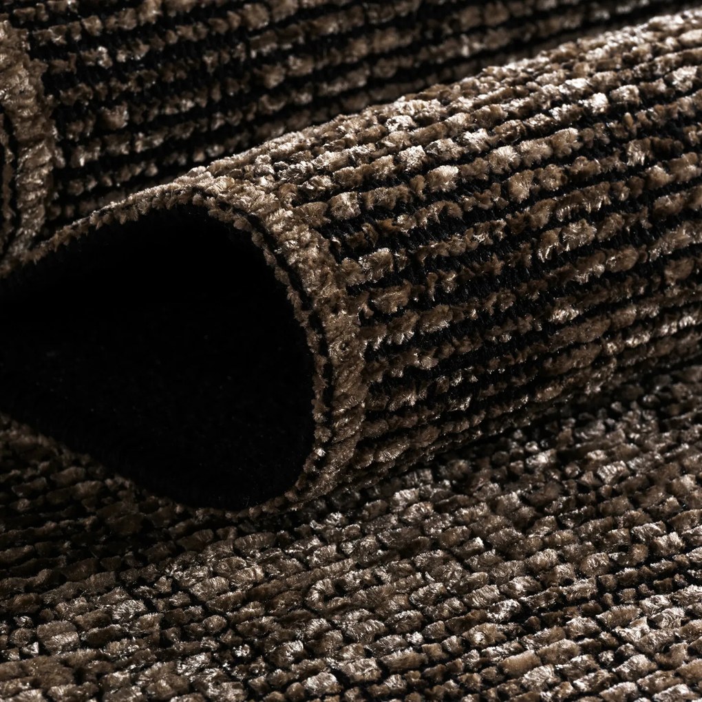 Kusový koberec Space 1900 brown, 140x200, hnedá, chodba / predsieň, Ayyildiz