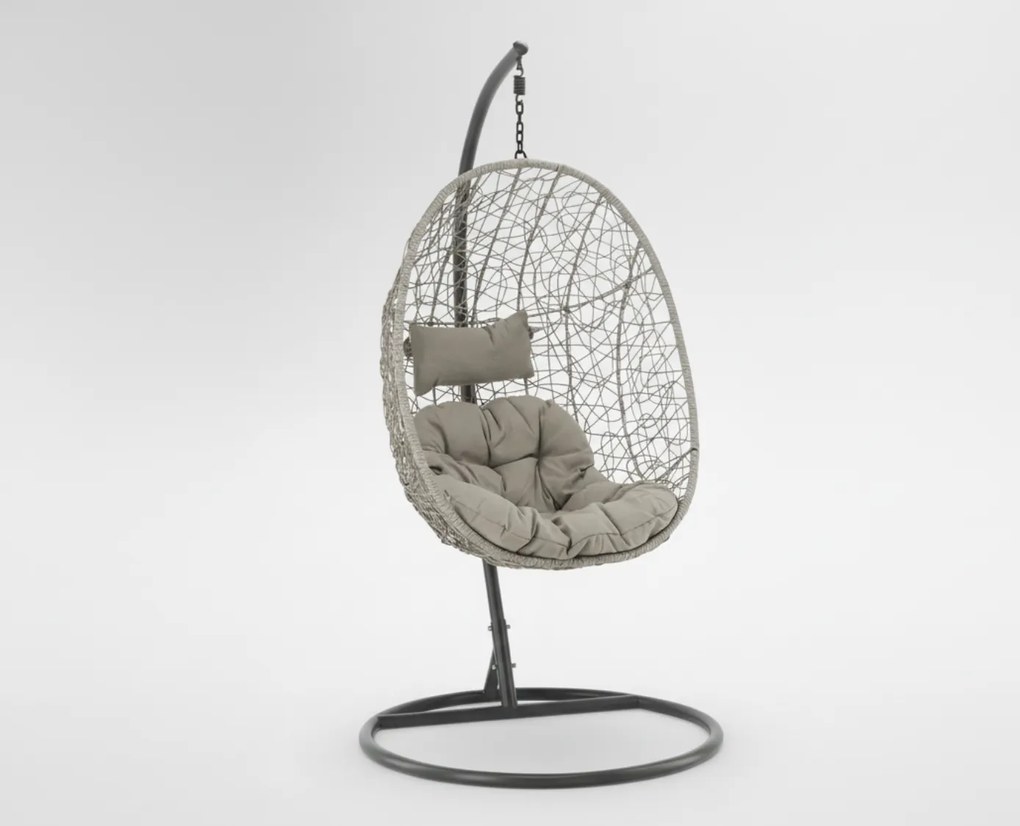 Závěsné houpací křeslo Token tmavě šedé