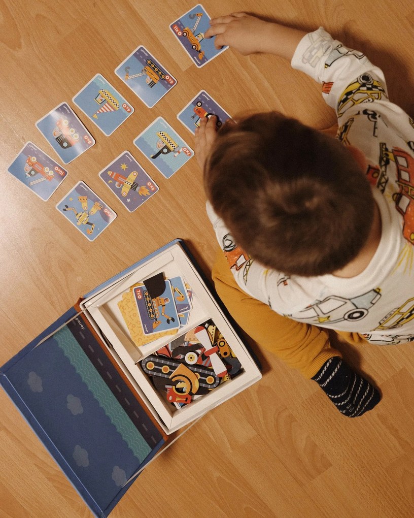 Magnetická kniha skladačka - Dopravné prostriedky