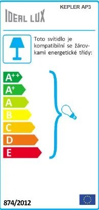 IDEAL LUX Nástenné svietidlo KEPLER