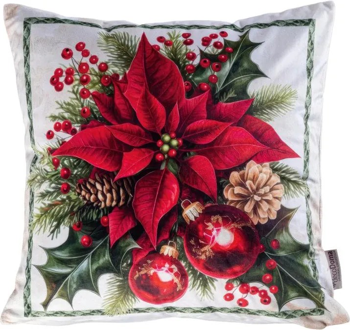 Sada 3 ks obliečok na vankúšiky CHRISTMAS STAR 45 x 45 cm