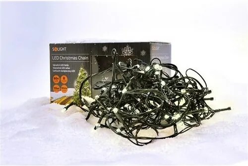 Solight Vianočná reťaz 200 LED teplá biela, 20 m, M