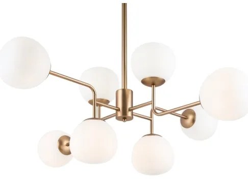 Maytoni MOD221-PL-08-G - Luster na tyči ERICH 8xE14/40W/230V medená