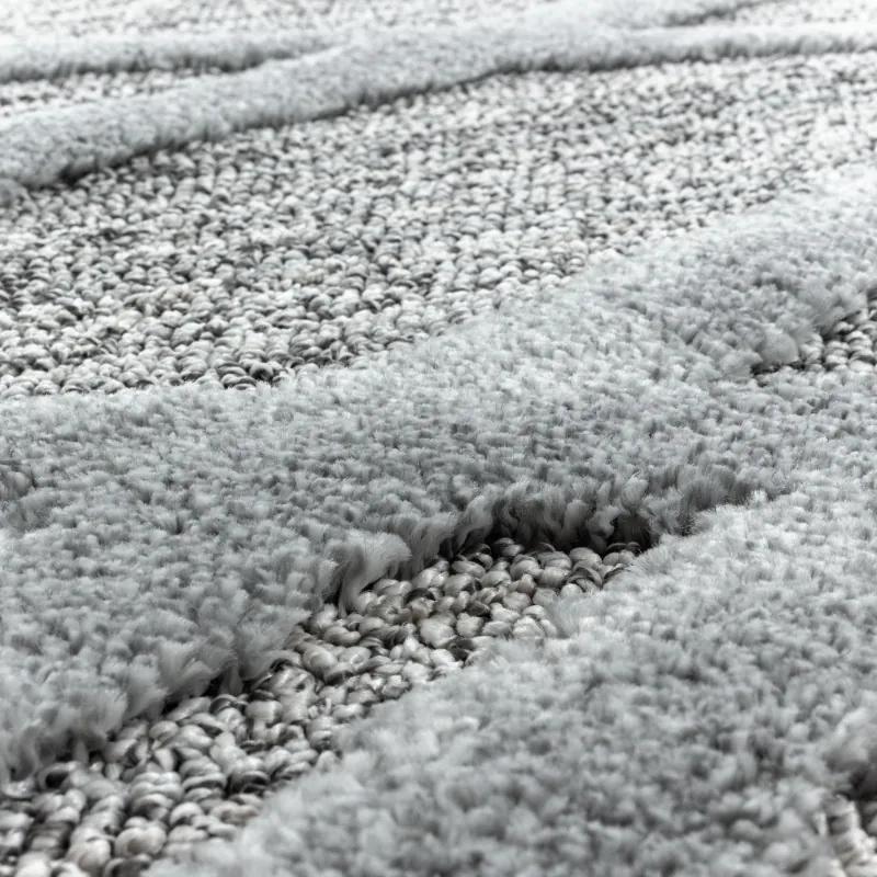Ayyildiz koberce Kusový koberec Pisa 4706 Grey kruh - 120x120 (priemer) kruh cm