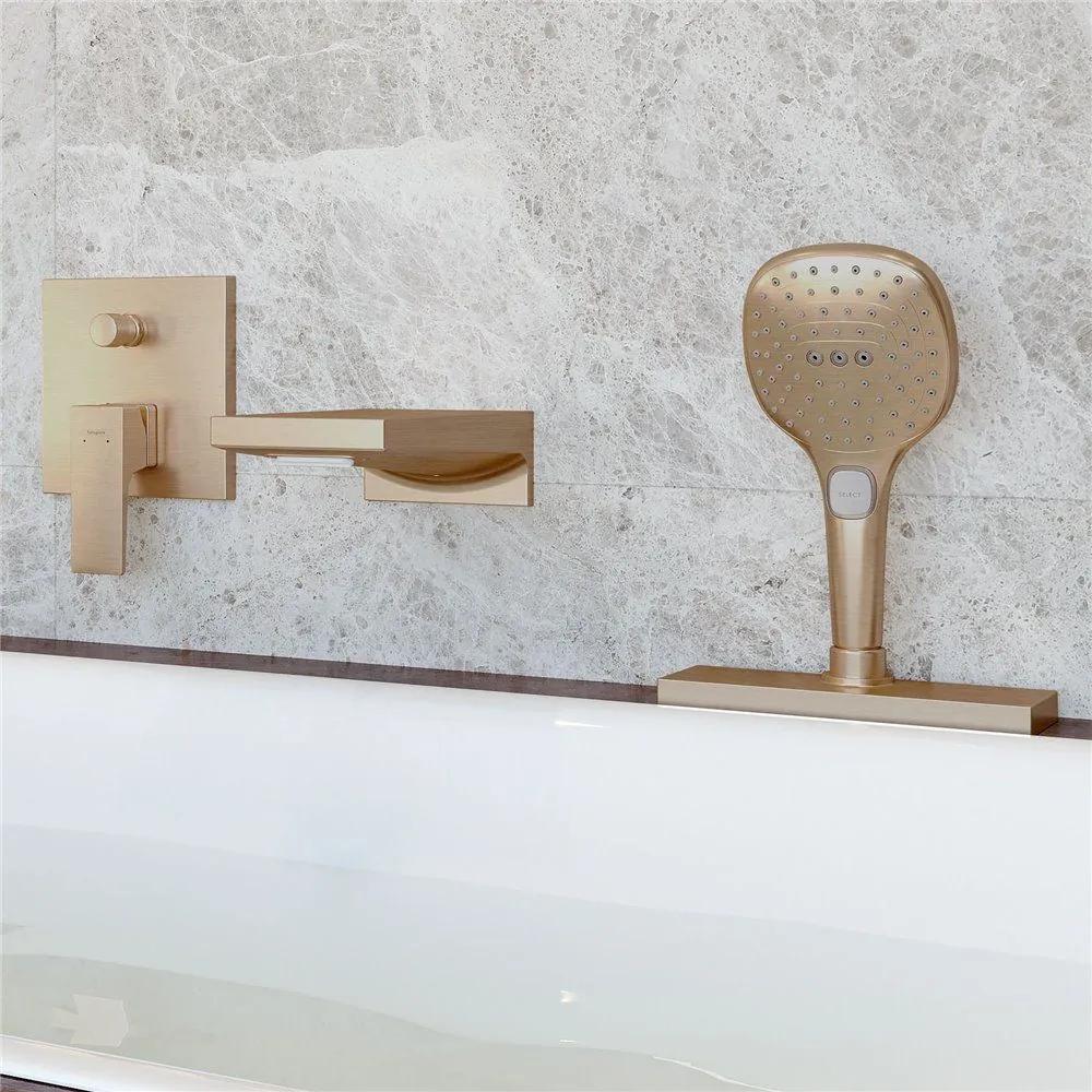 HANSGROHE Raindance Select E ručná sprcha 3jet, 120 x 120 mm, kartáčovaný bronz, 26520140