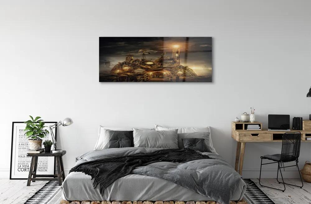 Obraz plexi Lucerna mraky plavidiel 120x60 cm