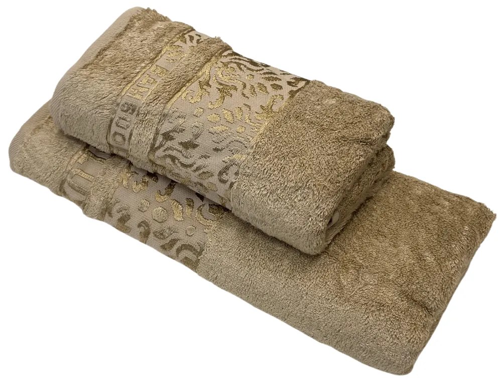 Uterák bambo béžový klasik 50x90cm TiaHome