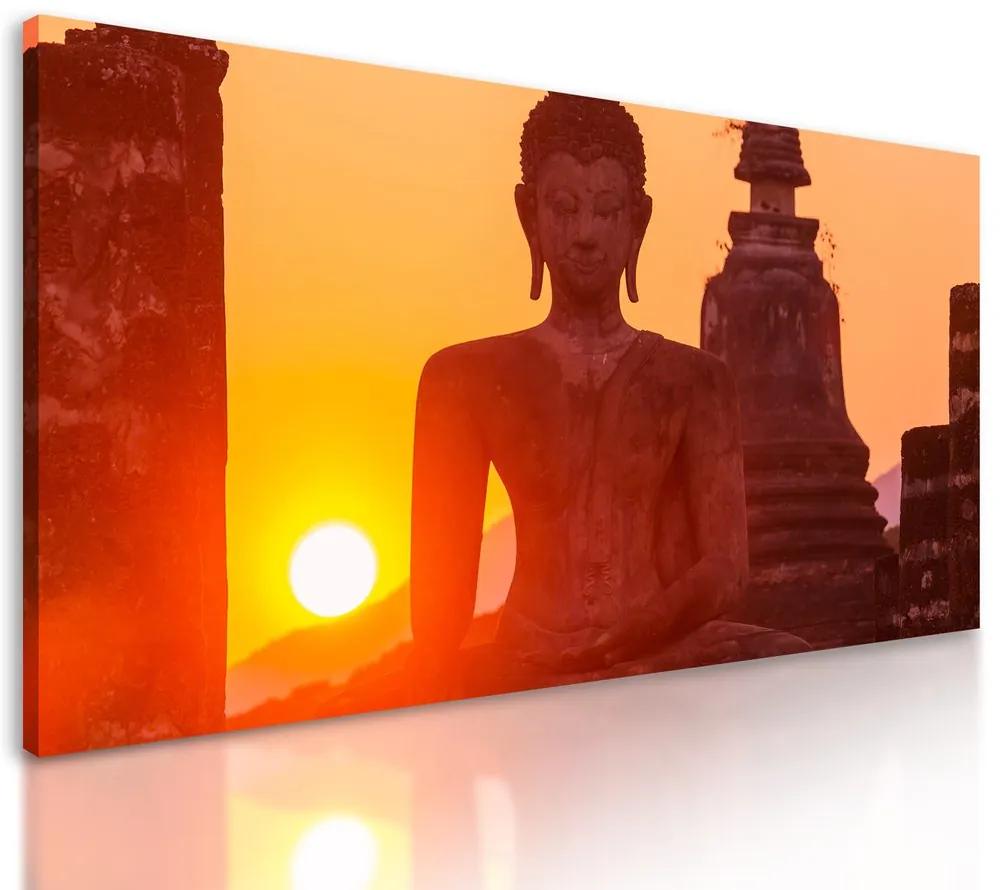 Obraz Budha v kamenom meste