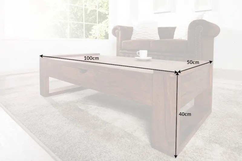Konferenčný stolík Big Markant 100cm Sheesham