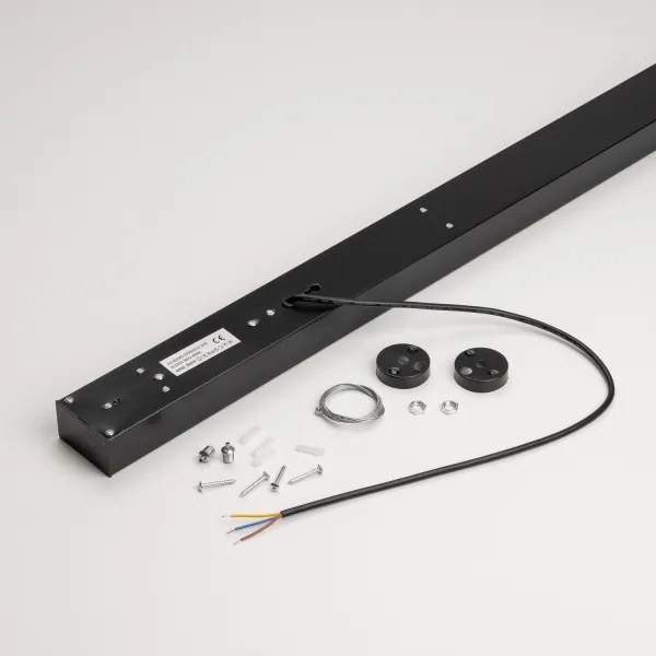 LED Stropné prisadené závesné svietidlo CYNIDECO LED/30W/230V 4000K čierna