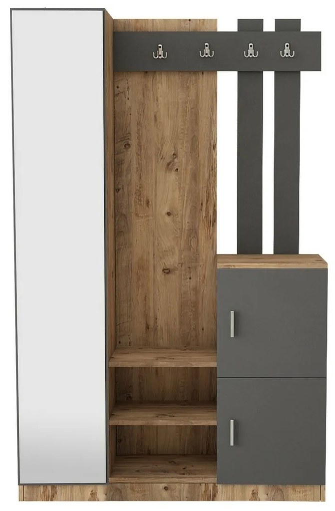 Predsieňová zostava Dano Atlantic Pine and Anthracite