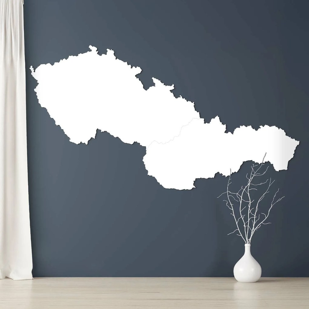 DUBLEZ | Drevené mapy na stenu - Česko a Slovensko