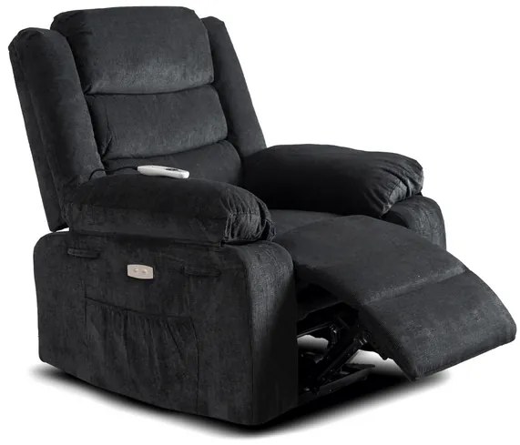 Masážne kreslo AMADEO čierne