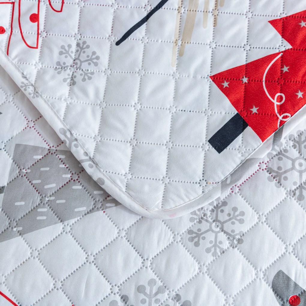 Prehoz na posteľ JINGLE, biely Rozmer: 170 x 210 cm