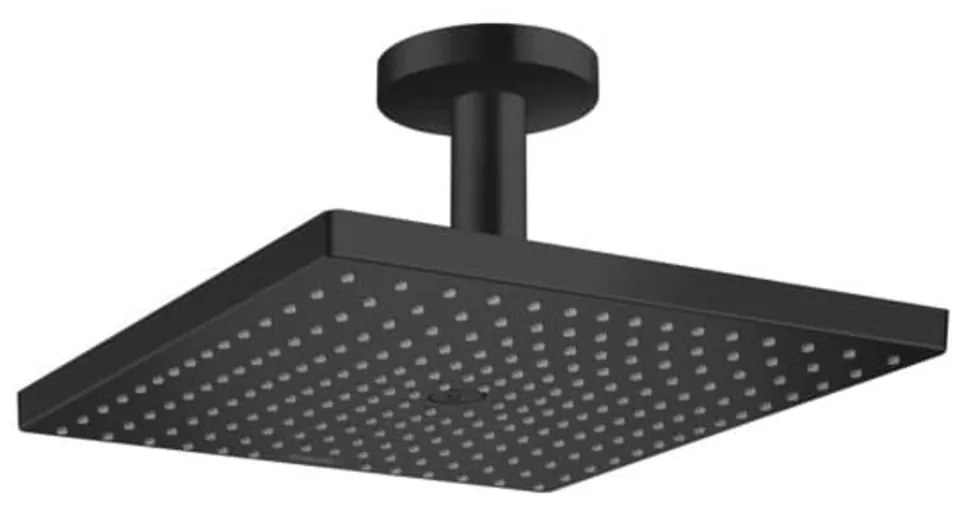 Hlavová sprcha Hansgrohe Raindance E strop vrátane sprchového ramená matná čierna 26250670