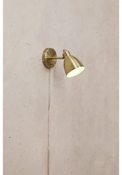 Markslöjd 108714 - Nástenná lampa STORY 1xE14/40W/230V mosadz