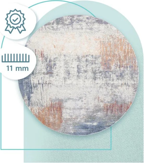 Koberec Ragolle Argentum 63393 6656 kruh