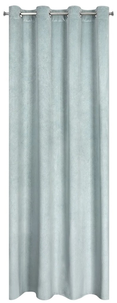 ZATEMŇOVACÍ ZÁVES NA KRÚŽKOCH LILI 140X250 CM BLEDOMODRÁ